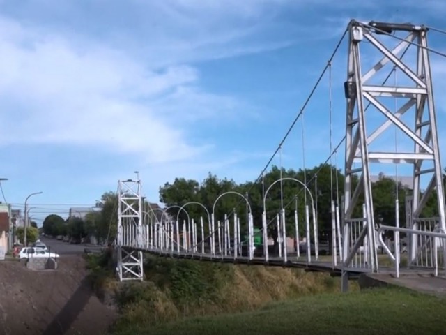 Habilitaron el puente colgante de la General Paz